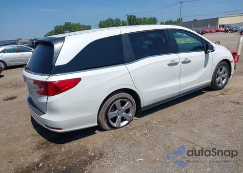 2020 Honda Odyssey Ex from USA, damaged, VIN 5FNRL6H54LB073167